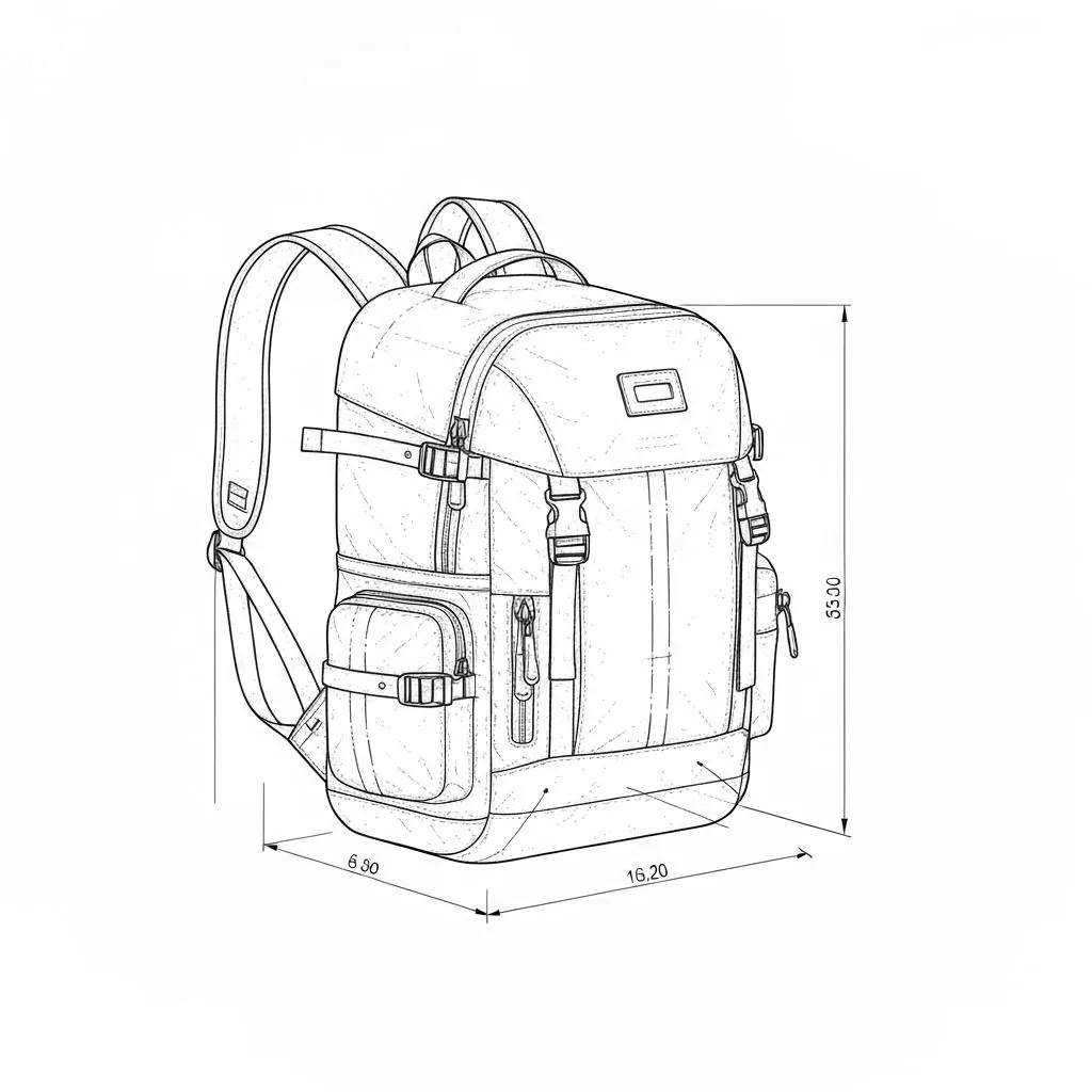 Bag design with 3d clothing design software